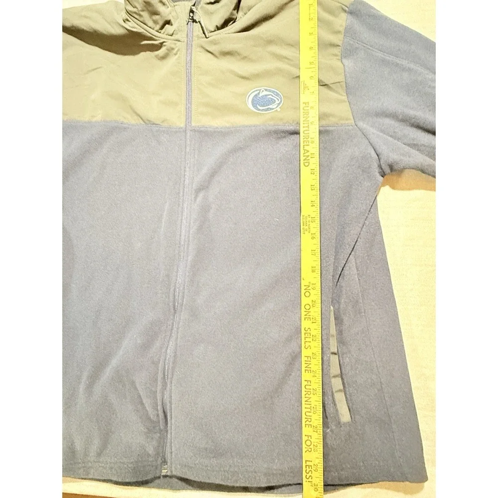 MENS Champion Full Zip Fleece Jacket Penn State PSU Nittany Lions XXL NAVY NWT